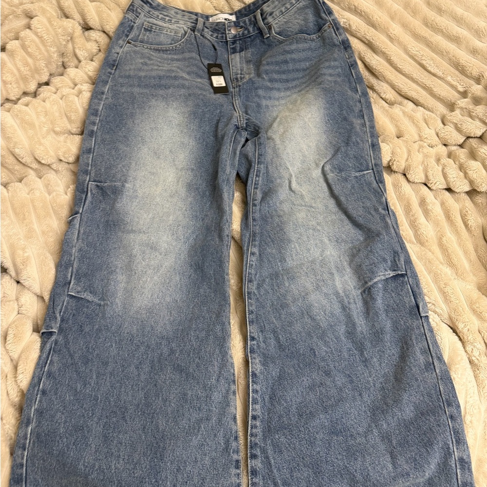 Fashion Nova Light Blue Denim Jeans